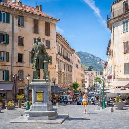 Charmant T1 Plein Centre Corte Au 13 Cours Paoli Wifi Gratuit Calme Lumineux Экстерьер фото